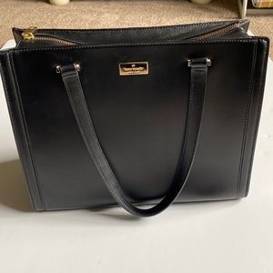 Kate Spade black leather bag